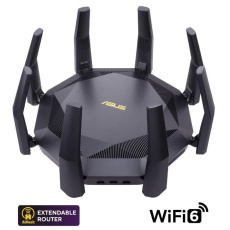 ASUS RT-AX89X (AX6100) WiFi 6 Extendable Router, 10G porty,  AiMesh, 4G/5G Mobile Tethering