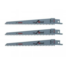Bosch sada nožů - 3 výměnné pilové plátky pro použití na dřevo