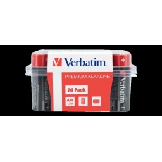 VERBATIM Alkalická Baterie AA 24 Pack / LR6