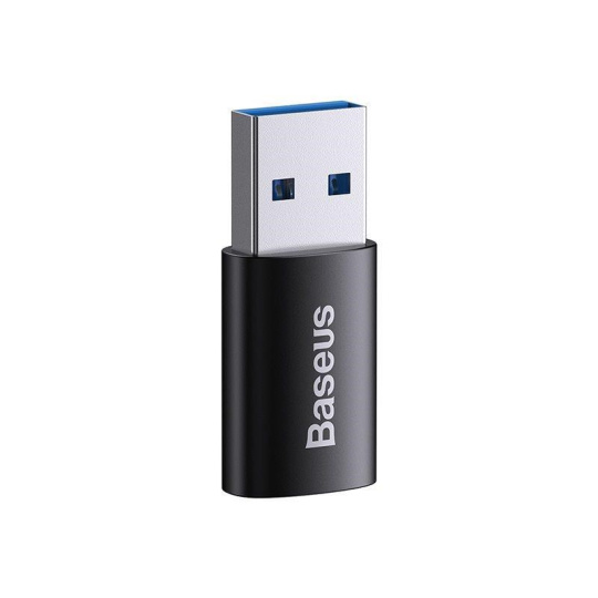 Baseus Ingenuity mini OTG adaptér USB-A 3,1A samec na USB-C samice, černá