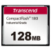TRANSCEND CompactFlash Card CF180I, 128MB, SLC mode WD-15, Wide Temp.