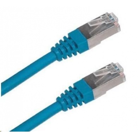 XtendLan patch kabel Cat6A, SFTP, LS0H - 3m, modrý