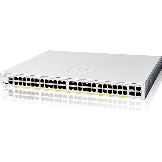 BAZAR - Cisco Catalyst switch C1300-48P-4X (48xGbE,4xSFP+,48xPoE+,375W) - REFRESH - poškozený obal