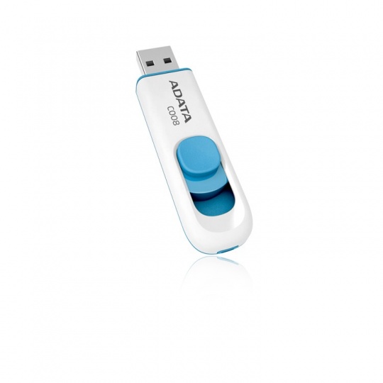 ADATA Flash Disk 32GB C008, USB 2.0 Classic, bílá