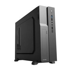 1stCOOL skříň COMPACT 1, Micro Tower, AU, USB 3.0, USB-C, CR, 1x 80mm Fan, černá 1stCOOL skříň COMPACT 1, Micro Tower, AU, USB 3.0, USB-C, CR, 1x 80mm Fan, černá
