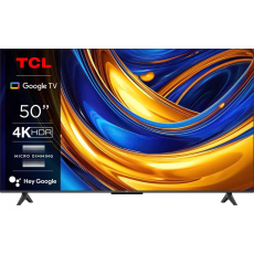 TCL 50" TV, 4K Full HD, Google TV, HDR, WiFi, Bluetooth, herní režim TCL 50" TV, 4K Full HD, Google TV, HDR, WiFi, Bluetooth, herní režim