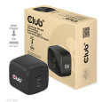 Club3D cestovní nabíječka PPS 45W GAN technologie, Dual port USB Type-C, Power Delivery(PD) 3.0 Support