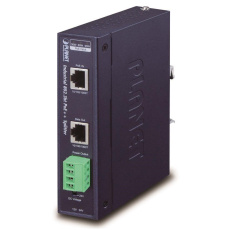 Planet IPOE-173S napájení po ethernetu IEEE802.3bt, 70W, 1xGbE, DIN, IP30, -40 až 75 C