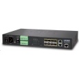 Planet MGSD-10080F Metro switch 8x SFP(DDM) 100/1000Base-X, 2x 1000Base-T, AC+DC, DI/O, SNMPv3, IGMPv3,IPv6