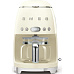 Smeg Retro Style DCF02CREU překapávač kávy béžový, 10 šálků, 1,25 l, automatický start, keep warm