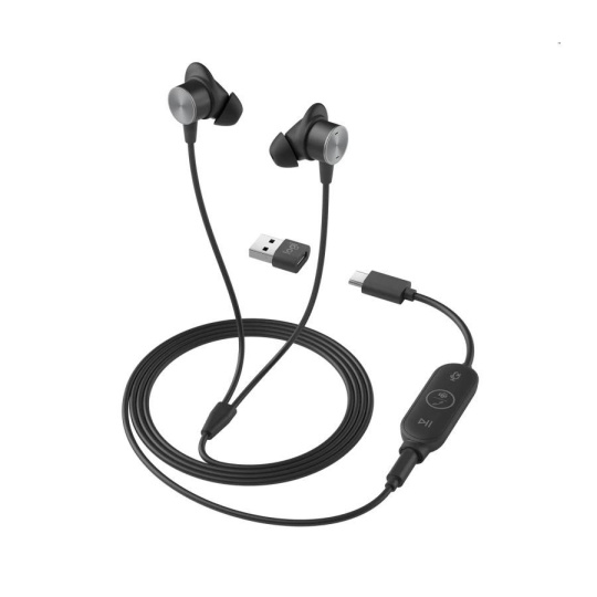 Logitech Zone Wired Earbuds UC, graphite