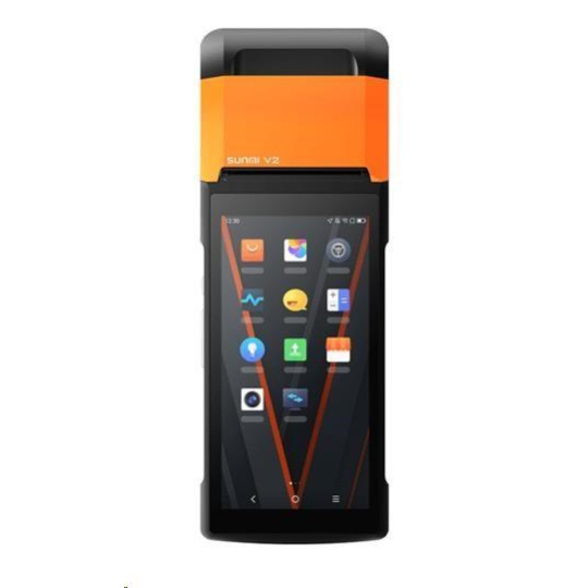 Sunmi V2 Pro, 1D, USB-C, BT, Wi-Fi, 4G, NFC, GPS, kit (USB), Android