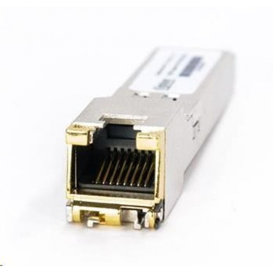 SFP+ transceiver 10Gbps, 10GBASE-T, do 30m, RJ-45, 0 až 70°C, Cisco komp. dosah do 30m (CAT 6A či 7) modul má 10GBASE-SR