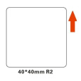 Niimbot štítky R 40x40mm 180ks White pro B21, B21S, B3S, B1