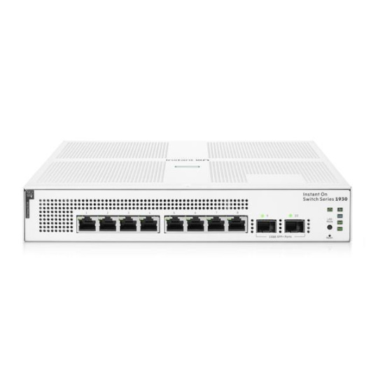 HPE Networking Instant On Switch 8p Gigabit CL4 PoE 2p SFP 124W 1930 (JL681)