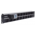 Intellinet 19" 2U Rackmount 15-Way Power Strip - German Type, rozvodný panel, 15x DE zásuvka, 3m kabel