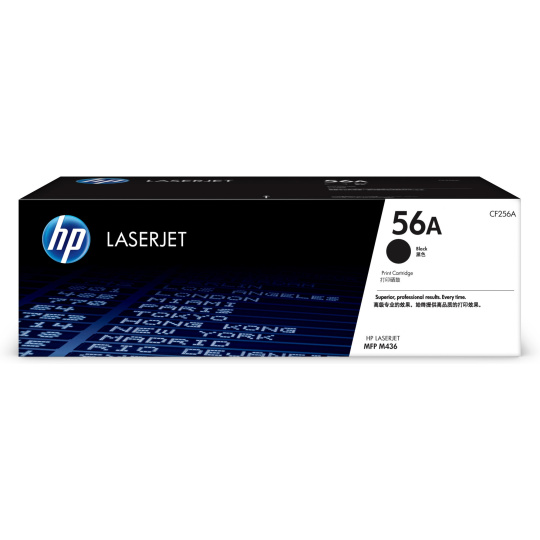 HP 56A Black LaserJet Toner Cartridge (7,400 pages)