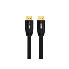 WG Datový kabel HDMI to HDMI / 1m / nylon braided / black WG Datový kabel HDMI to HDMI / 1m / nylon braided / black