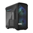 FRACTAL DESIGN skříň Torrent Compact RGB Black TG Light Tint, USB 3.1 Type-C, 2x USB 3.0, bez zdroje, E-ATX