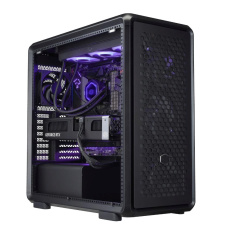 Cooler Master case MasterFrame 600 Black, Průhledná bočnice, ATX, 3x 140mm Fan, 1x 120mm Fan, Černá Cooler Master case MasterFrame 600 Black, Průhledná bočnice, ATX, 3x 140mm Fan, 1x 120mm Fan, Černá