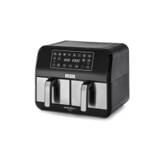 Kenwood kHealthy horkovzdušná fritéza, 1700 W, se dvěma zásuvkami, 4+4 l, 8 programů, černá Kenwood kHealthy horkovzdušná fritéza, 1700 W, se dvěma zásuvkami, 4+4 l, 8 programů, černá