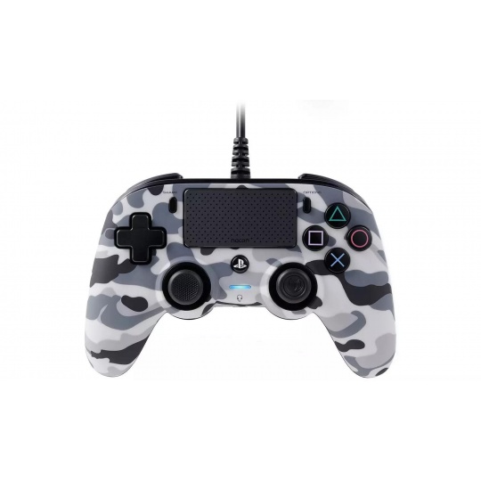 Nacon Wired Compact Controller - ovladač pro PlayStation 4 - camo grey