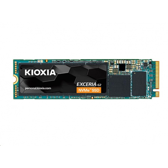 KIOXIA SSD 1TB EXCERIA G2, M.2 2280, PCIe Gen3x4, NVMe 1.3