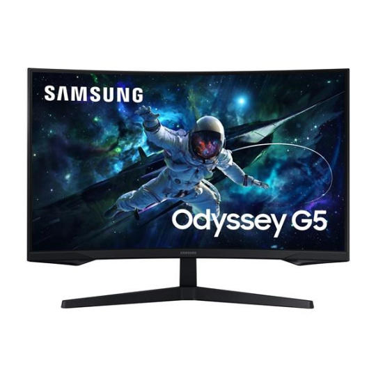 SAMSUNG MT LED LCD Gaming Monitor 32" Odyssey LS32CG552EUXEN -prohnutý, VA,1ms,165Hz,2560x1440,HDMI,Display Port