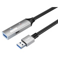 PremiumCord USB 3.2. repeater a prodlužovací kabel Male-Female, 5Gbps Aluminium 10m