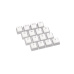 ENDORFY Klávesy PBT Pudding Onyx White Double shot, bílá