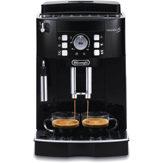 DeLonghi ECAM 21.117.B automatický kávovar, 15 bar, vestavěný mlýnek, dva šálky najednou, tryska na páru, černý DeLonghi ECAM 21.117.B automatický kávovar, 15 bar, vestavěný mlýnek, dva šálky najednou, tryska na páru, černý