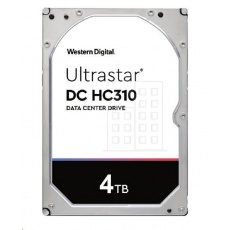 Western Digital Ultrastar® HDD 4TB (HUS726T4TALA6L4) DC HC310 3.5in 26.1MM 256MB 7200RPM SATA 512N SE (GOLD WD 4TB)