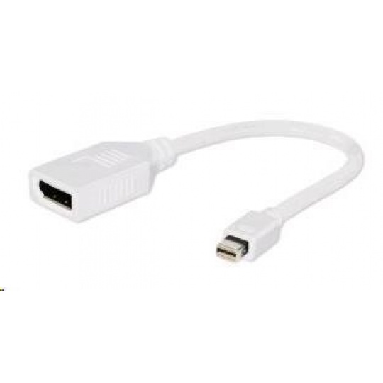 GEMBIRD Redukce miniDisplayport - Displayport 10cm (M/F) bílá