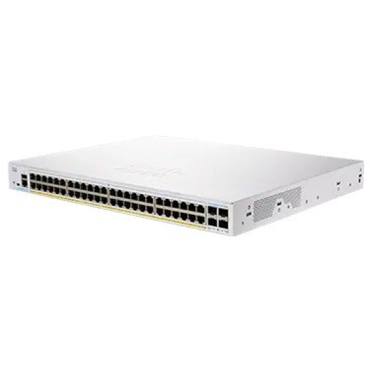 Cisco switch CBS350-48FP-4G-EU (48xGbE,4xSFP,48xPoE+,740W) - REFRESH