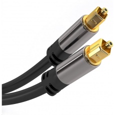 PremiumCord Kabel Toslink M/M, 6mm, 0,5m, černá