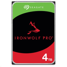 BAZAR - SEAGATE HDD 4TB IRONWOLF PRO (NAS), 3.5", SATAIII, 7200 RPM, Cache 256MB, recertified product BAZAR - SEAGATE HDD 4TB IRONWOLF PRO (NAS), 3.5", SATAIII, 7200 RPM, Cache 256MB, recertified product