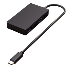 WG - HUB Type-C na 4x USB-A, USB 3.0, 5Gbps, černá WG - HUB Type-C na 4x USB-A, USB 3.0, 5Gbps, černá
