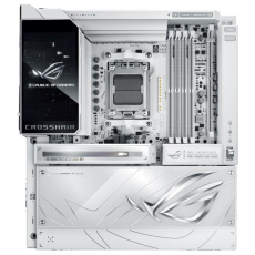 ASUS MB Sc AM5 ROG CROSSHAIR X870E GLACIAL, AMD X870E, 2xDDR5, WiFi, 2xUSB4, E-ATX