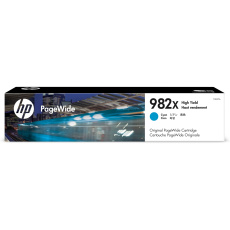 HP 982X High Yield Cyan Original PageWide Cartridge (16,000 pages)