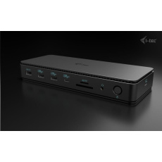 i-tec Thunderbolt4 2x Display Docking Station Gen3, 7x USB, 2.5 GLAN, PowerDelivery 92 W