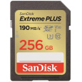 SanDisk SDXC karta 256GB Extreme PLUS (R 190 MB/s  W130 MB/s Class 10, UHS-I U3 V30)