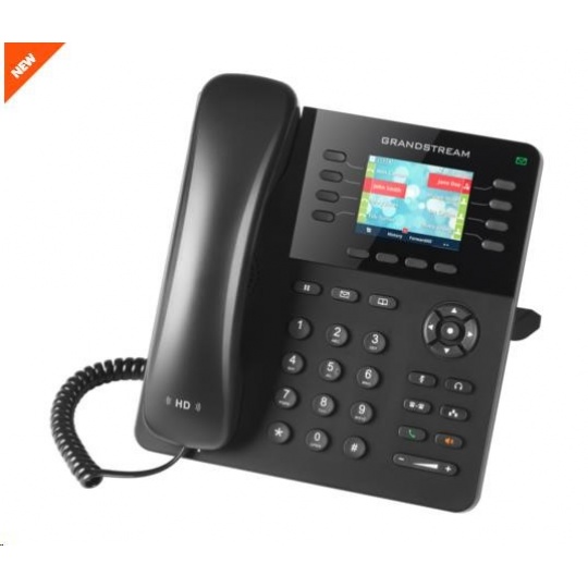 Grandstream GXP2135 [VoIP telefon - 4x SIP účet, HD audio, bluetooth, podpora headset, barevný LCD, 2x GLAN]