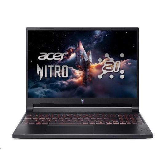 BAZAR - ACER NTB Nitro V 16 AI (ANV16-42-R0YY),R5 240,16"WUXGA,16GB,1TB SSD,RTX 5060,W11H,Black - Poškozený obal (Komple BAZAR - ACER NTB Nitro V 16 AI (ANV16-42-R0YY),R5 240,16"WUXGA,16GB,1TB SSD,RTX 5060,W11H,Black - Poškozený obal (Komple