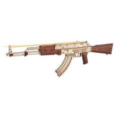 RoboTime 3D Dřevěné mechanické puzzle Útočná puška AK-47 RoboTime 3D Dřevěné mechanické puzzle Útočná puška AK-47