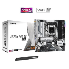 BAZAR - ASRock MB Sc AM5 A620M Pro RS WiFi, AMD A620, 4xDDR5, HDMI, DP - Po opravě (Komplet)