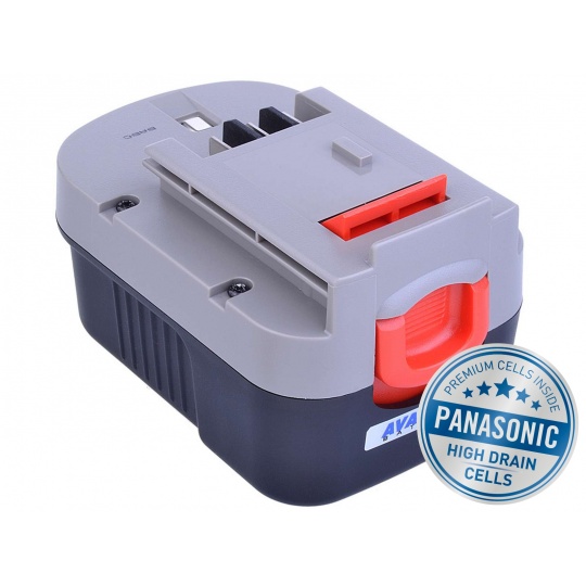 AVACOM baterie pro BLACK & DECKER A144, A1714 Ni-MH 14,4V 3000mAh, články PANASONIC