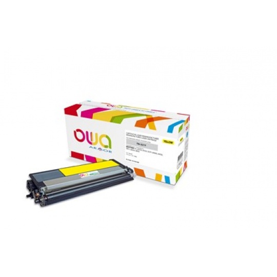 OWA Armor toner pro BROTHER HL L8250, 8350, DCP L8400, 8450, MFC L8650, 8850, 1500 Stran, TN321Y, žlutá/yellow (TN-321Y)