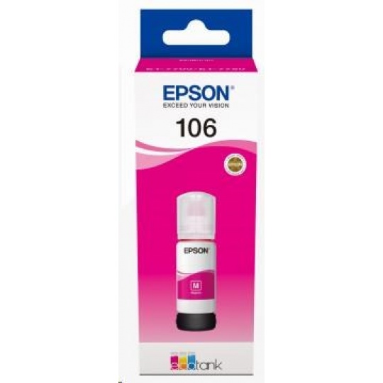 EPSON ink bar 106 EcoTank Magenta ink bottle