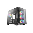 DEEPCOOL Case CG530U 4F, ATX, Průhledná bočnice, 4x120mm ARGB Fan, černá