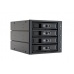 CHIEFTEC SATA/SAS Backplane CBP-3141SAS, 3 x 5.25" bays for 4 SAS/S-ATA HDDs, Hot-Swap, full aluminium